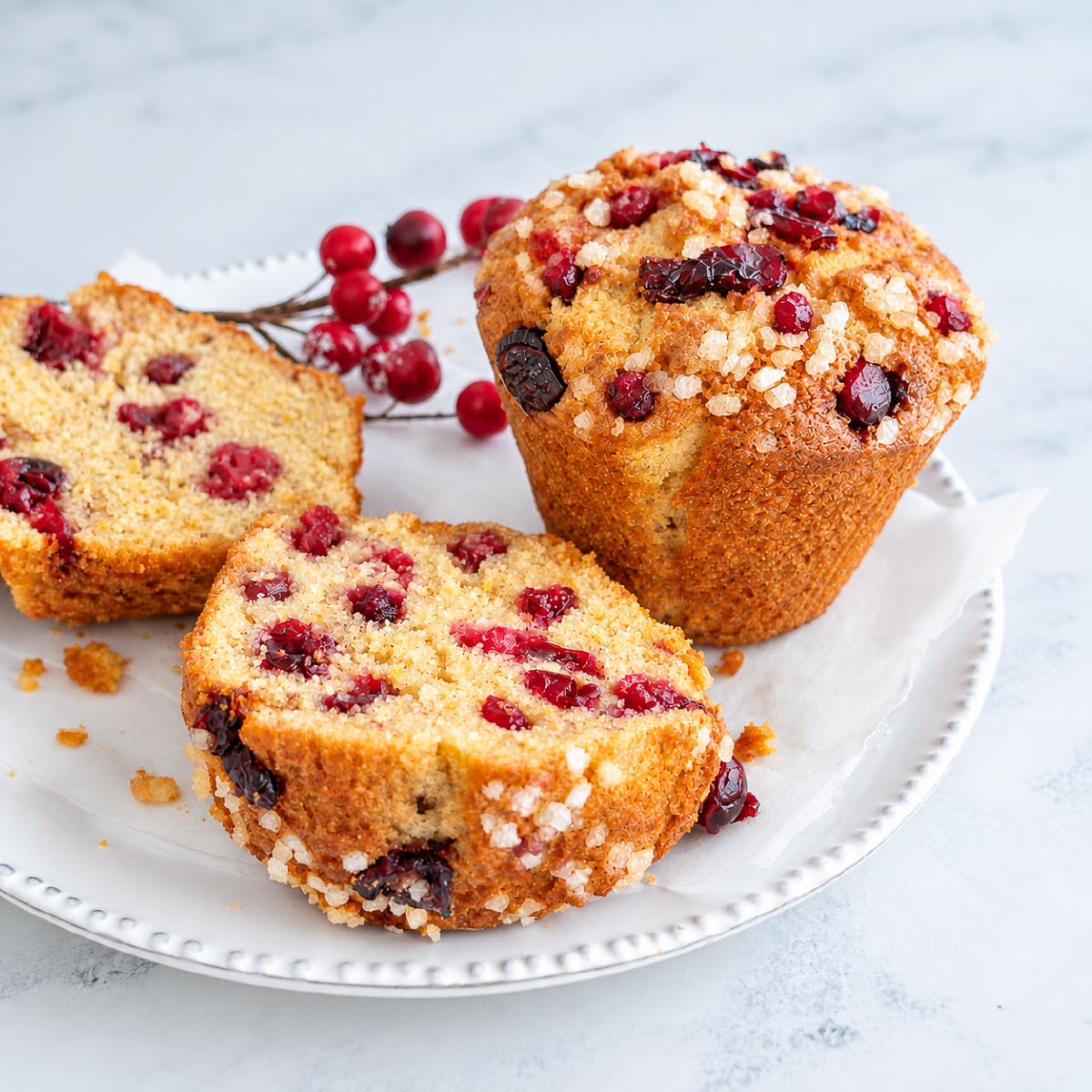 CRANBERRY & ORANGE MUFFIN