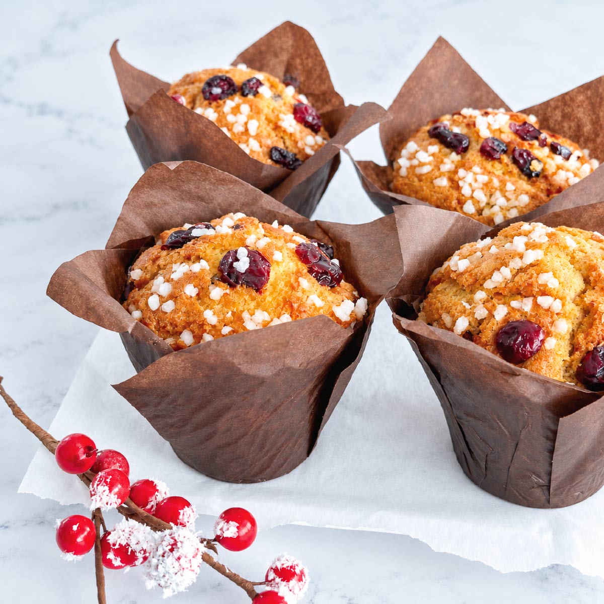 CRANBERRY & ORANGE MUFFIN