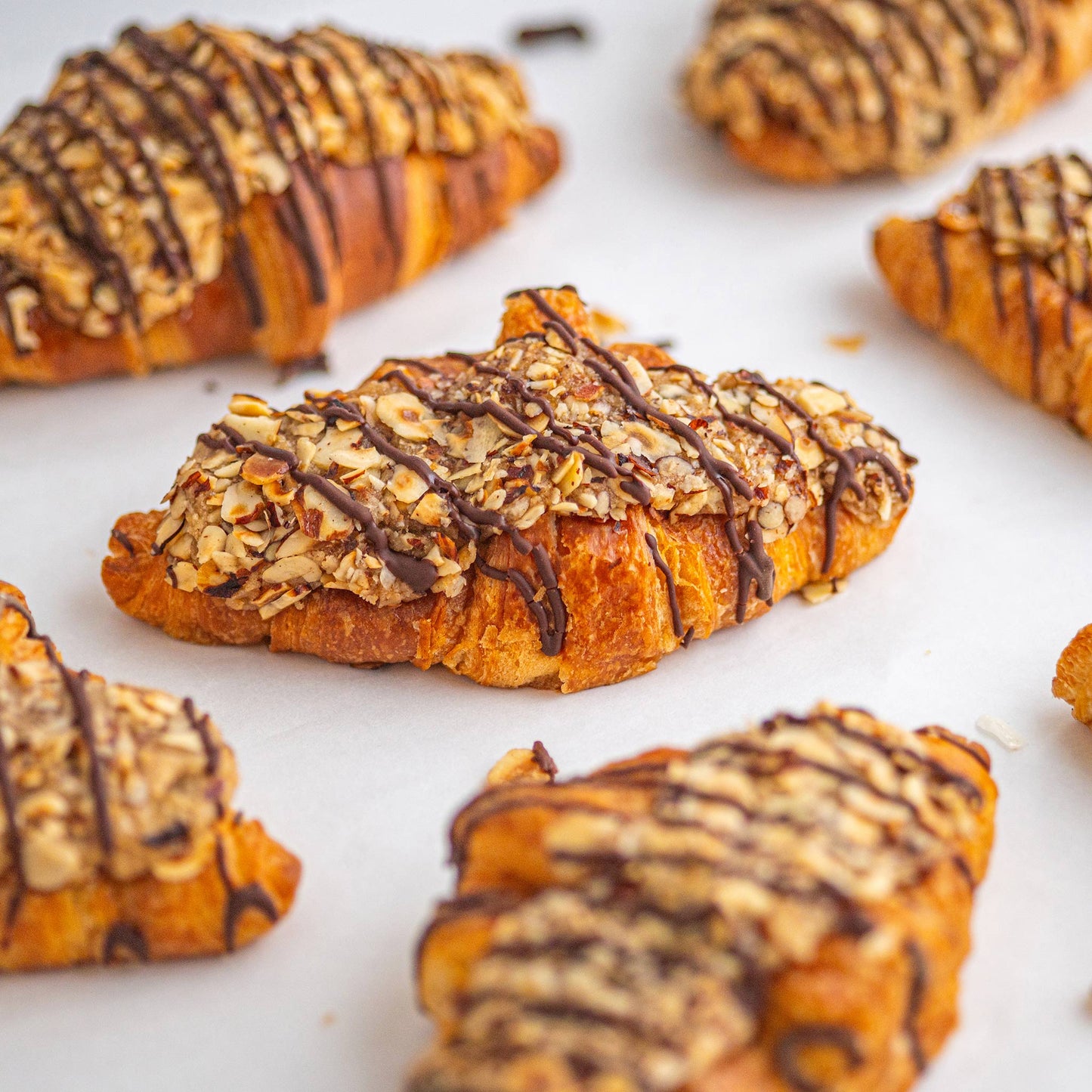 HAZELNUT & DARK CHOCOLATE CROISSANT
